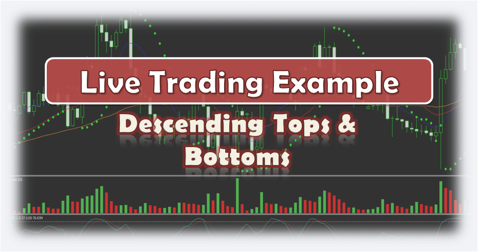 Descending Tops and Bottoms - Live Forex Trading Example