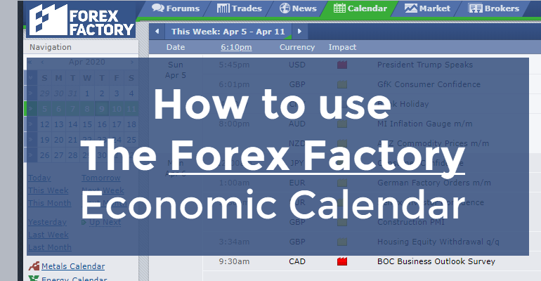 How to use Forex Factory